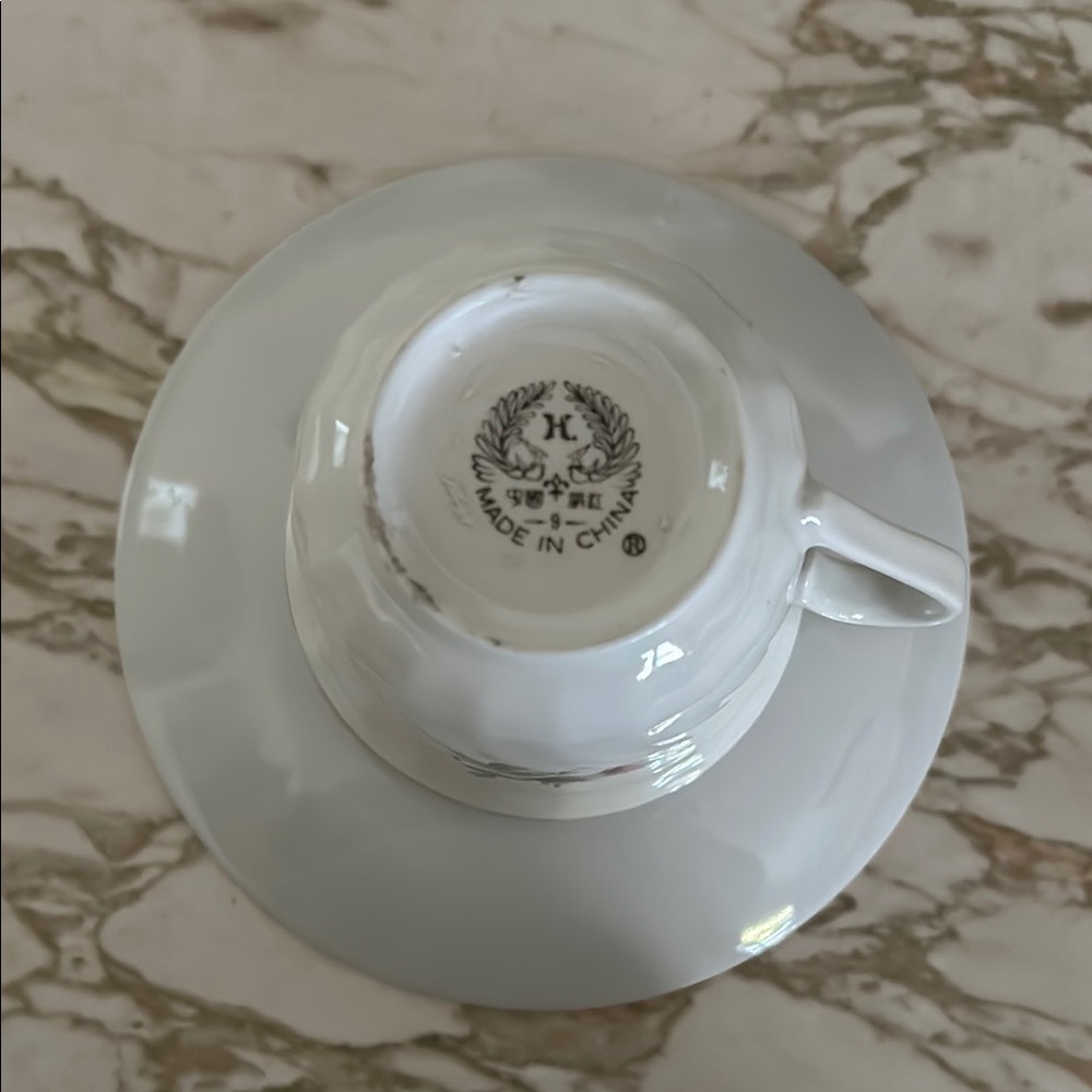 Vintage Haviland China Teacup and Saucer Set